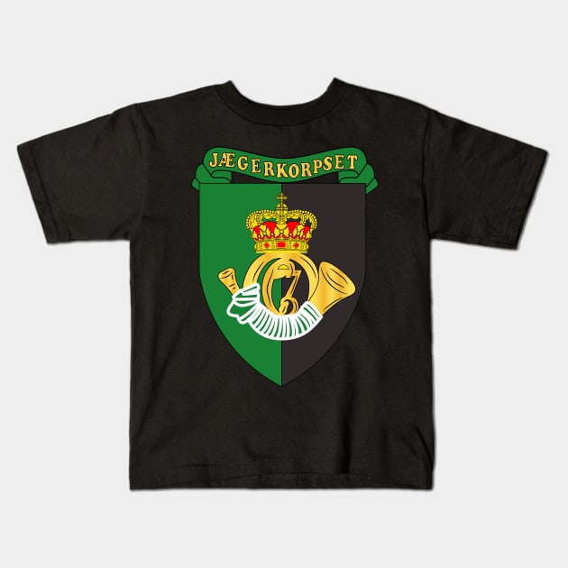 Denmark - Jaeger Corps - Special Opns Command wo Txt Kids T-Shirt by twix123844